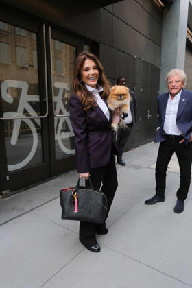 New York NY April 16: Lisa Vanderpump is seen arriving at ABC Studios for a morning show appearance on April 16, 2026 in New York City. Credit Provider: Chris Gonzalez USA - ZUMAa123 20260416_zaa_a123_062 Copyright: xAdMediax