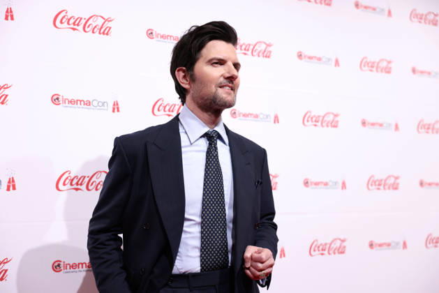 April 16, 2026, Las Vegas, Nevada, USA: Actor ADAM SCOTT on the red carpet of the Big Screen Achievement Awards at the 2025 CinemaCon at Caesar s Palace in Las Vegas, Nevada. Las Vegas USA - ZUMAg247 20260416_znp_g247_020 Copyright: xGagexSkidmorex