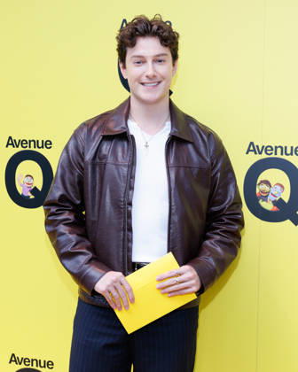 Jac Yarrow attends Avenue Q press night at the Shaftesbury Theatre in London, UK on 16th April 2026 Jac Yarrow attends Avenue Q press night at the Shaftesbury Theatre in London, UK on 16th April 2026, Credit:Manuela Langotsch Avalon United Kingdom, London, Shaftesbury Theatre  Copyright: xManuelaxLangotschx xAvalonx 1091940031