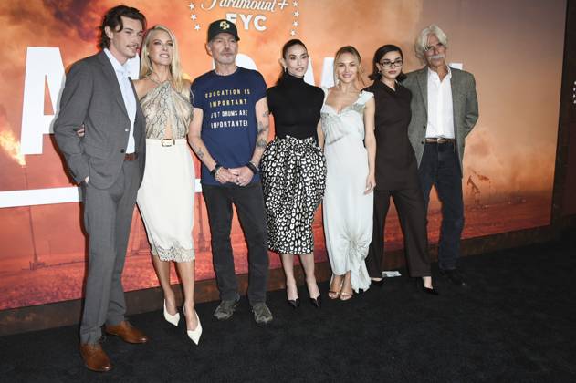 Ali Larter, Demi Moore, Billy Bob Thornton, Michelle Randolph, Paulina Chávez, Sam Elliott, Jacob Lofland at arrivals for Emmy FYC Official Screening of LANDMAN, Saban Media Center, North Hollywood, Los Angeles, CA, April 16, 2026. Photo By: Elizabeth Goodenough Everett Collection Emmy FYC Official Screening of LANDMAN PUBLICATIONXNOTxINxCANxCHNxFRAxITAxJPNxNORxPOLxRUSxESPxUKxUSA