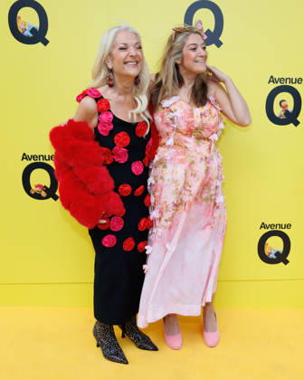 Vanessa Feltz and daughter Saskia Kurer attend Avenue Q press night at the Shaftesbury Theatre in London, UK on 16th April 2026 Vanessa Feltz and daughter Saskia Kurer attend Avenue Q press night at the Shaftesbury Theatre in London, UK on 16th April 2026, Credit:Manuela Langotsch Avalon United Kingdom, London, Shaftesbury Theatre  Copyright: xManuelaxLangotschx xAvalonx 1091940495