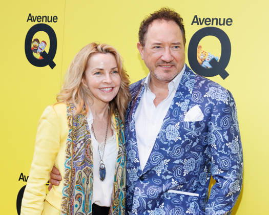 Lynnette Perry McCollum and Kevin McCollum attend Avenue Q press night at the Shaftesbury Theatre in London, UK on 16th April 2026 Lynnette Perry McCollum and Kevin McCollum attend Avenue Q press night at the Shaftesbury Theatre in London, UK on 16th April 2026, Credit:Manuela Langotsch Avalon United Kingdom, London, Shaftesbury Theatre  Copyright: xManuelaxLangotschx xAvalonx 1091940616