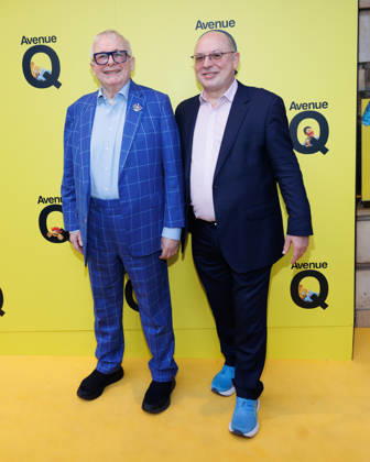 Christopher Biggins and Neil Sinclair attend Avenue Q press night at the Shaftesbury Theatre in London, UK on 16th April 2026 Christopher Biggins and Neil Sinclair attend Avenue Q press night at the Shaftesbury Theatre in London, UK on 16th April 2026, Credit:Manuela Langotsch Avalon United Kingdom, London, Shaftesbury Theatre  Copyright: xManuelaxLangotschx xAvalonx 1091940864