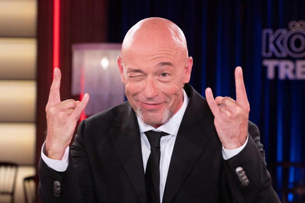 Saenger DER GRAF (Unheilig), Portraet, Portrait, Porträt, Einzelbild, angeschnittenes Einzelmotiv, zu Gast in der Sendung ,,Koelner Treff,, im WDR Fernsehen, 16.04.2026.