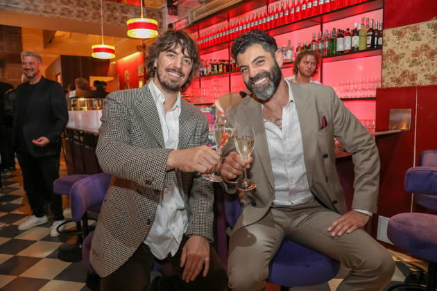 16.04.2026, Bellaria Kino, BELLARIA KINO ERÖFFNUNG, Umbau- u. Modernisierungen des Bellaria Kino im Bild: Moritz Baier -Bella Bella Bar, Daniel Botros -Bella Bella Bar, BELLARIA KINO ERÖFFNUNG