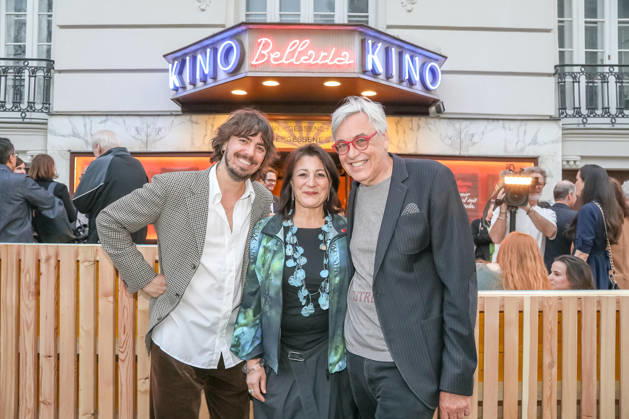 16.04.2026, Bellaria Kino, BELLARIA KINO ERÖFFNUNG, Umbau- u. Modernisierungen des Bellaria Kino im Bild: Moritz Baier -Bella Bella Bar, StR Veronica Kaup-Hasler, Michael Stejskal, BELLARIA KINO ERÖFFNUNG