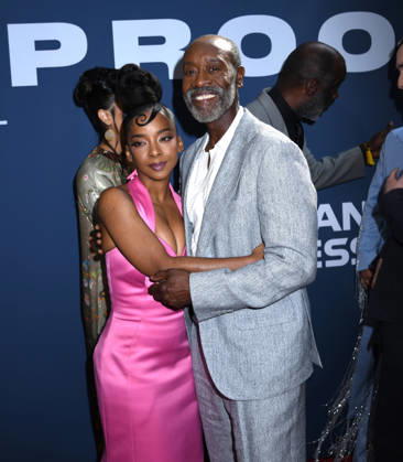 April 16, 2026, New York, Ny, United States: Kara Young and Don Cheadle pose outside the theatre at their Broadway Opening Night of Proof . Held at the Booth Theatre in New York. Zuma Press April 16, 2026. New York United States - ZUMAp281 20260416_zea_p281_075 Copyright: xPhotoxImagexPressx
