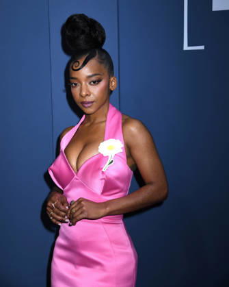 April 16, 2026, New York, Ny, United States: Kara Young pose outside the theatre at her Broadway Opening Night of Proof . Held at the Booth Theatre in New York. Zuma Press April 16, 2026. New York United States - ZUMAp281 20260416_zea_p281_073 Copyright: xPhotoxImagexPressx
