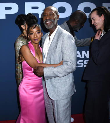 April 16, 2026, New York, Ny, United States: Kara Young and Don Cheadle pose outside the theatre at their Broadway Opening Night of Proof . Held at the Booth Theatre in New York. Zuma Press April 16, 2026. New York United States - ZUMAp281 20260416_zea_p281_072 Copyright: xPhotoxImagexPressx