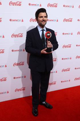 Adam Scott at arrivals for CinemaCon 2026 Big Screen Achievement Awards, OMNIA Nightclub, The Dolby Colosseum, Caesars Palace, Las Vegas, NV, April 16, 2026. Photo By: JA Everett Collection CinemaCon 2026 Big Screen Achievement Awards PUBLICATIONXNOTxINxCANxCHNxFRAxITAxJPNxNORxPOLxRUSxESPxUKxUSA