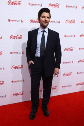 Adam Scott at arrivals for CinemaCon 2026 Big Screen Achievement Awards, OMNIA Nightclub, The Dolby Colosseum, Caesars Palace, Las Vegas, NV, April 16, 2026. Photo By: JA Everett Collection CinemaCon 2026 Big Screen Achievement Awards PUBLICATIONXNOTxINxCANxCHNxFRAxITAxJPNxNORxPOLxRUSxESPxUKxUSA