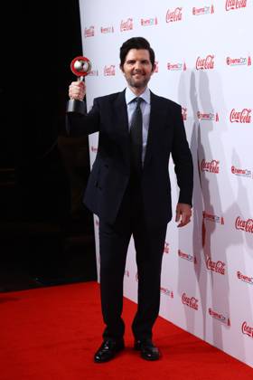 Adam Scott at arrivals for CinemaCon 2026 Big Screen Achievement Awards, OMNIA Nightclub, The Dolby Colosseum, Caesars Palace, Las Vegas, NV, April 16, 2026. Photo By: JA Everett Collection CinemaCon 2026 Big Screen Achievement Awards PUBLICATIONXNOTxINxCANxCHNxFRAxITAxJPNxNORxPOLxRUSxESPxUKxUSA