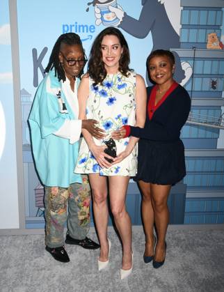 Whoopi Goldberg, Aubrey Plaza, Quinta Brunson at arrivals for KEVIN Special Screening, Metrograph, New York, NY, April 16, 2026. Photo By: Quoin Pics Everett Collection KEVIN Special Screening PUBLICATIONXNOTxINxCANxCHNxFRAxITAxJPNxNORxPOLxRUSxESPxUKxUSA