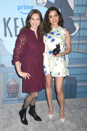Melissa Wolfe, Aubrey Plaza at arrivals for KEVIN Special Screening, Metrograph, New York, NY, April 16, 2026. Photo By: Quoin Pics Everett Collection KEVIN Special Screening PUBLICATIONXNOTxINxCANxCHNxFRAxITAxJPNxNORxPOLxRUSxESPxUKxUSA