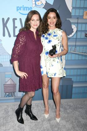 Melissa Wolfe, Aubrey Plaza at arrivals for KEVIN Special Screening, Metrograph, New York, NY, April 16, 2026. Photo By: Quoin Pics Everett Collection KEVIN Special Screening PUBLICATIONXNOTxINxCANxCHNxFRAxITAxJPNxNORxPOLxRUSxESPxUKxUSA