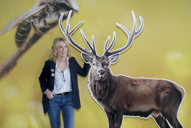 CNTV ¯WILDTIERE- Maria Furtwaengler Schauspielerin und Co-Gruenderin der MaLisa Stiftung am 17.04.2026 in Hamburg beim Pessetermin der MaLisa Stiftung gemeinsam mit dem NABU Bundesverband in die Hamburger Botschaft der Wildtiere Hamburg Deutschland