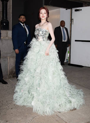 Outside the Tiffany Blue Book Hidden Garden launch Featuring: Song Yuqi Where: New York, New York, United States When: 16 Apr 2026 Credit: Janet Mayer INSTARimages.com EDITORIAL USE ONLY. NOT FOR USE BY NEWSPAPERS BASED IN THE UK. Copyright: xx instar55623863