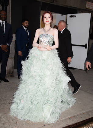 Outside the Tiffany Blue Book Hidden Garden launch Featuring: Song Yuqi Where: New York, New York, United States When: 16 Apr 2026 Credit: Janet Mayer INSTARimages.com EDITORIAL USE ONLY. NOT FOR USE BY NEWSPAPERS BASED IN THE UK. Copyright: xx instar55623861