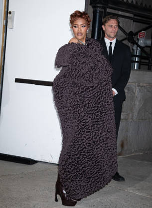 Outside the Tiffany Blue Book Hidden Garden launch Featuring: Teyana Taylor Where: New York, New York, United States When: 16 Apr 2026 Credit: Janet Mayer INSTARimages.com EDITORIAL USE ONLY. NOT FOR USE BY NEWSPAPERS BASED IN THE UK. Copyright: xx instar55623883