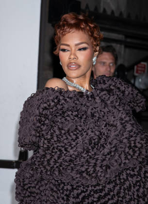 Outside the Tiffany Blue Book Hidden Garden launch Featuring: Teyana Taylor Where: New York, New York, United States When: 16 Apr 2026 Credit: Janet Mayer INSTARimages.com EDITORIAL USE ONLY. NOT FOR USE BY NEWSPAPERS BASED IN THE UK. Copyright: xx instar55623886