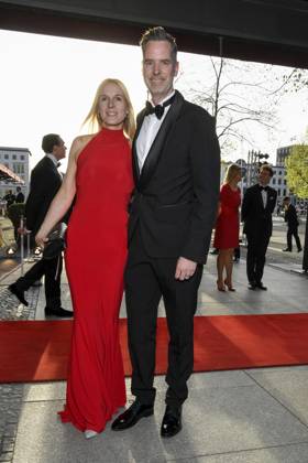 ABB PRESSEBALL-Christian Duerr mit Ehefrau Jennifer zu Gast auf dem 73.Bundespresseball im Hotel Adlon Kempinski am 17.04.2026 in Berlin
