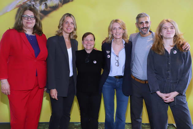 Kampagnenlaunch Natur schützen = Leben schützen Susanne Baumann , Jessy Wellmer, Frauke Fischer, Maria Furtwängler., Michel Abdollahi, Katrin Gottschalk, MaLisa in Hamburg -Einladung zum c. Worauf warten wir?, Hamburg, 17.04.2026 Copyright: xEventpressxBecherx