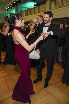 ABB PRESSEBALL- Arne Friedrich mit Frau Linn beim tanzen zu Gast auf dem 73.Bundespresseball im Hotel Adlon Kempinski am 17.04.2026 in Berlin