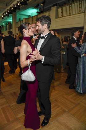 ABB PRESSEBALL- Arne Friedrich mit Frau Linn beim tanzen zu Gast auf dem 73.Bundespresseball im Hotel Adlon Kempinski am 17.04.2026 in Berlin