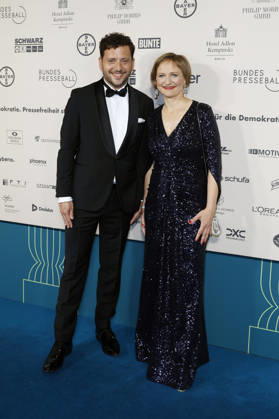 Felix Banaszak und Franziska Brantner beim 73. Bundespresseball 2026 im Hotel Adlon Kempinski. Berlin, 17.04.2026