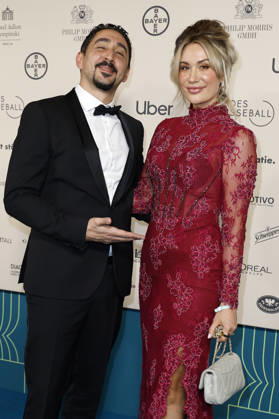 Eko Fresh mit Ehefrau Sarah Bora beim 73. Bundespresseball 2026 im Hotel Adlon Kempinski. Berlin, 17.04.2026