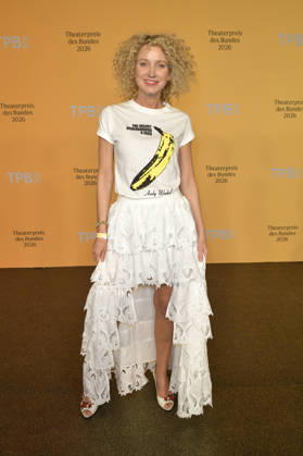 Aline von Drateln bei der Verleihung des Theaterpreises des Bundes 2026 im Haus der Berliner Festspiele . Berlin, 17.04.2026