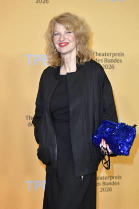Alexandra Roehler bei der Verleihung des Theaterpreises des Bundes 2026 im Haus der Berliner Festspiele . Berlin, 17.04.2026