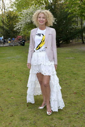Aline von Drateln bei der Verleihung des Theaterpreises des Bundes 2026 im Haus der Berliner Festspiele . Berlin, 17.04.2026