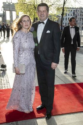 ABB PRESSEBALL- Sven Schulze mit Frau Katti zu Gast auf dem 73.Bundespresseball im Hotel Adlon Kempinski am 17.04.2026 in Berlin