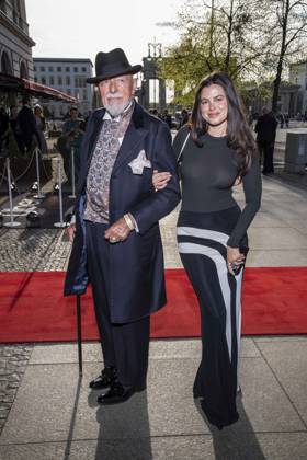 ABB PRESSEBALL- Markus Lüpertz und mit seiner Tochter Lilli Lüpertz zu Gast auf dem 73.Bundespresseball im Hotel Adlon Kempinski am 17.04.2026 in Berlin