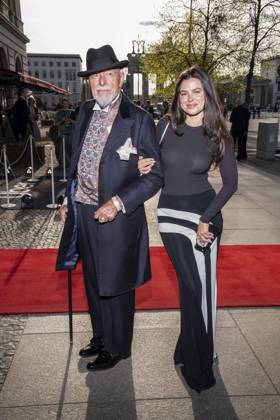 ABB PRESSEBALL- Markus Lüpertz und mit seiner Tochter Lilli Lüpertz zu Gast auf dem 73.Bundespresseball im Hotel Adlon Kempinski am 17.04.2026 in Berlin