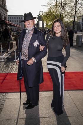 ABB PRESSEBALL- Markus Lüpertz und mit seiner Tochter Lilli Lüpertz zu Gast auf dem 73.Bundespresseball im Hotel Adlon Kempinski am 17.04.2026 in Berlin