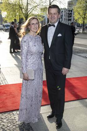 ABB PRESSEBALL- Sven Schulze mit Frau Katti zu Gast auf dem 73.Bundespresseball im Hotel Adlon Kempinski am 17.04.2026 in Berlin