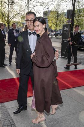 ABB PRESSEBALL- Cem Ozdemir mit Frau Flavia Zaka Buendnis 90 Die Gruenen zu Gast auf dem73.Bundespresseball im Hotel Adlon Kempinski am 17.04.2026 in Berlin