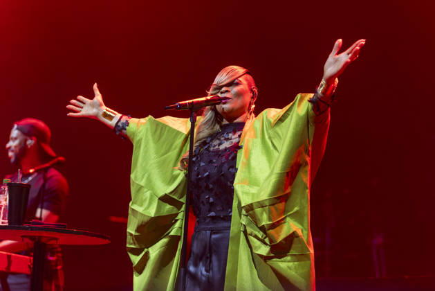 Gabrielle performs at Co-Op Live British singer Gabrielle performs at Co-Op Live, Manchester, England, 17th April 2026, Credit:Mike Gray Avalon  Copyright: xMikexGrayx xAvalonx 1092346377