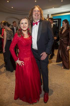ABB PRESSEBALL- Sigrid Evelyn Nikutta und mit Ehemann Christoph Moennikes zu Gast auf dem 73.Bundespresseball im Hotel Adlon Kempinski am 17.04.2026 in Berlin