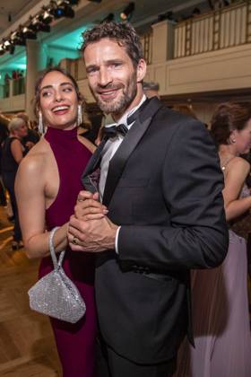 ABB PRESSEBALL- Danielle Bezaire und Arne Friedrich Freundin beim tanzen zu Gast auf dem 73.Bundespresseball im Hotel Adlon Kempinski am 17.04.2026 in Berlin