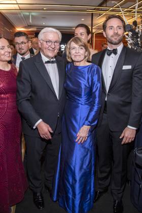 ABB PRESSEBALL- Bundespraesident Frank-Walter Steinmeiermit seiner Frau Elke Buedenbender und Gaesten auf dem 73.Bundespresseball im Hotel Adlon Kempinski am 17.04.2026 in Berlin