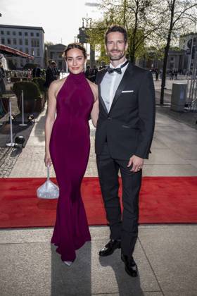 ABB PRESSEBALL- Danielle Bezaire und Arne Friedrich Freuundin zu Gast auf dem 73.Bundespresseball im Hotel Adlon Kempinski am 17.04.2026 in Berlin