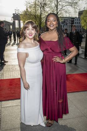 ABB PRESSEBALL- Ricarda Lang und Aminata Toure Buendnis 90 Die Gruenen zu Gast auf dem 73.Bundespresseball im Hotel Adlon Kempinski am 17.04.2026 in Berlin