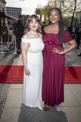 ABB PRESSEBALL- Ricarda Lang und Aminata Toure Buendnis 90 Die Gruenen zu Gast auf dem 73.Bundespresseball im Hotel Adlon Kempinski am 17.04.2026 in Berlin