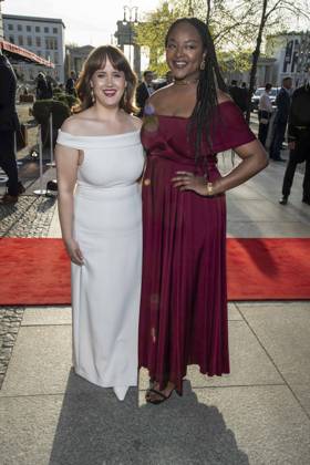 ABB PRESSEBALL- Ricarda Lang und Aminata Toure Buendnis 90 Die Gruenen zu Gast auf dem 73.Bundespresseball im Hotel Adlon Kempinski am 17.04.2026 in Berlin