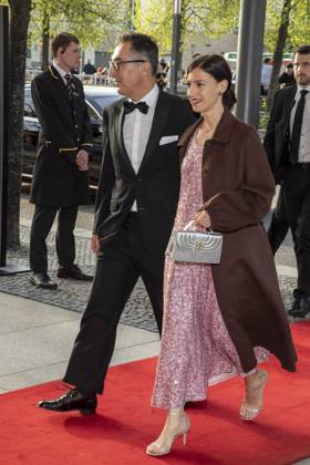 ABB PRESSEBALL- Cem Ozdemir mit Frau Flavia Zaka Buendnis 90 Die Gruenen zu Gast auf dem73.Bundespresseball im Hotel Adlon Kempinski am 17.04.2026 in Berlin
