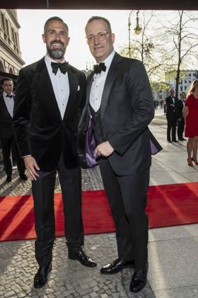 ABB PRESSEBALL- Daniel Funke und Jens Spahn mit Ehemann zu Gast auf dem 73.Bundespresseball im Hotel Adlon Kempinski am 17.04.2026 in Berlin