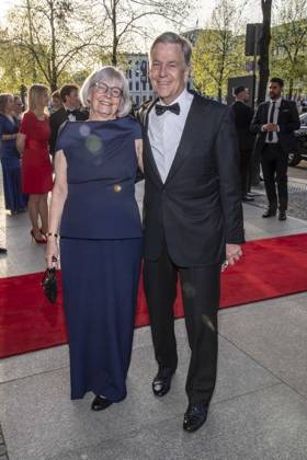 ABB PRESSEBALL- Renate Grziwok und Claus Kleber zu Gast auf dem 73.Bundespresseball im Hotel Adlon Kempinski am 17.04.2026 in Berlin